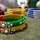 Ethnic Latest Silk Thread Handmade Big Bangles Set