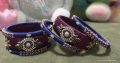 Ethnic Latest Silk Thread Handmade Bangles Set