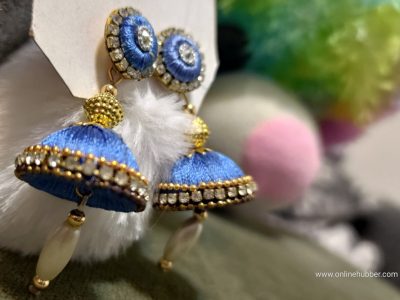 Ethnic Latest Silk Thread Handmade Earrings